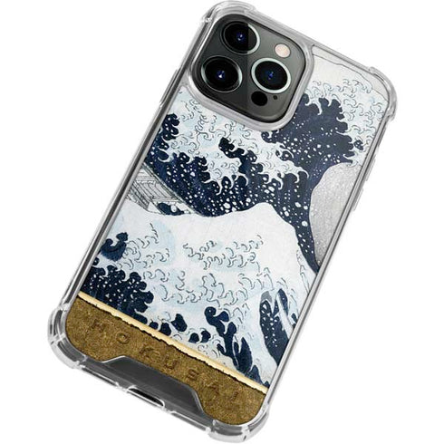 Hokusai The Great Wave off Kanagawa iPhone 14 Pro Clear Case